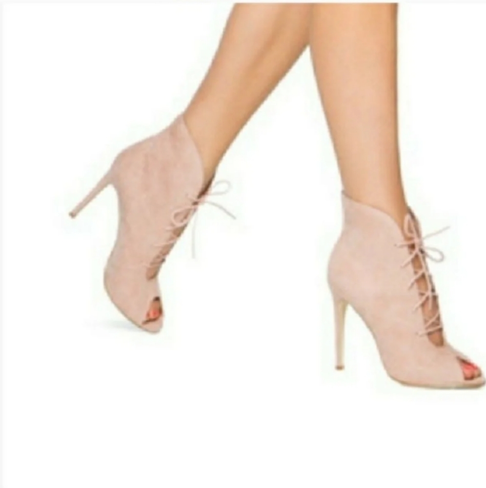 Nude Pink Booties